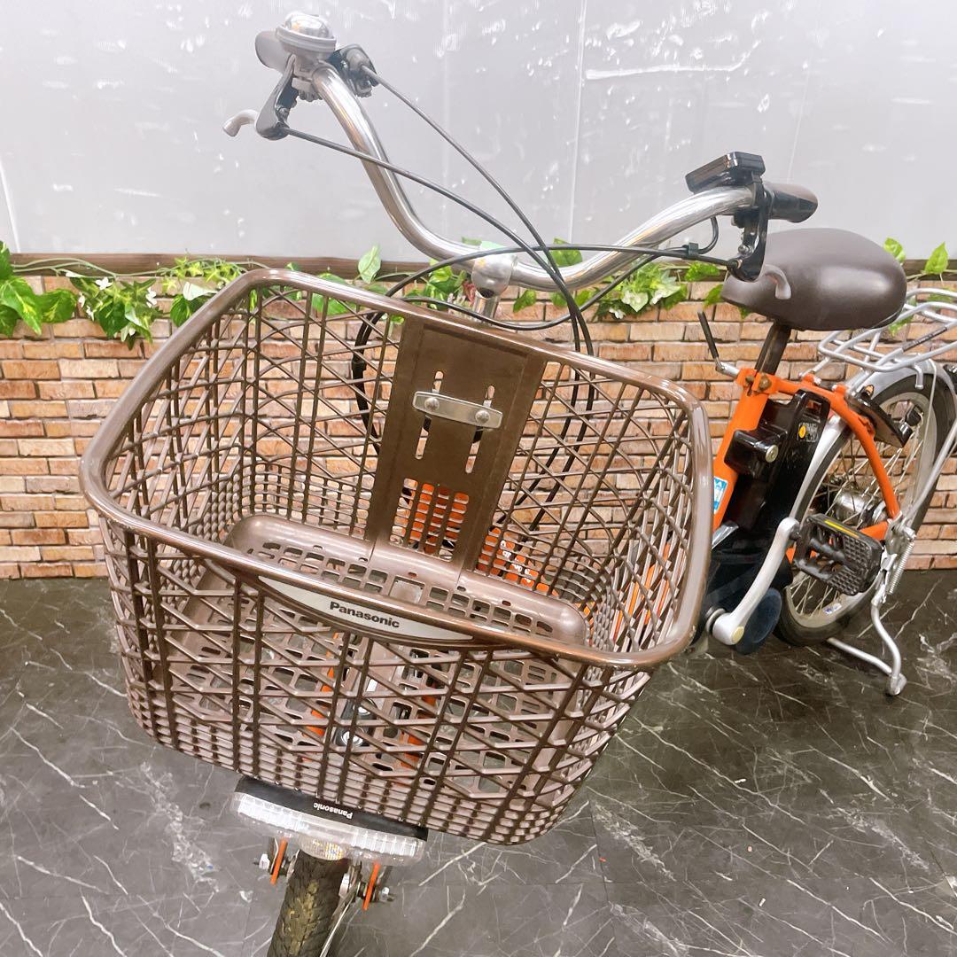 【70】電動自転車 Panasonic ビビL オレンジ 20インチ