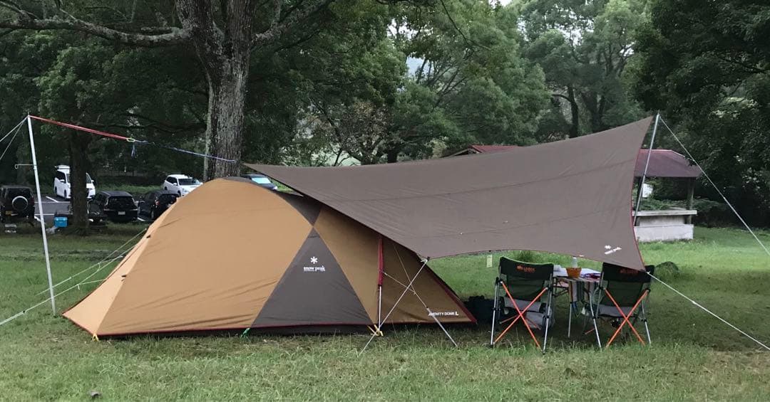 スノーピーク HDタープ“シールド”・ヘキサ（L）ソリッドステーク セット