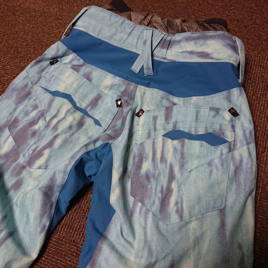 送料無料【DESCENTE】スキーパンツ 総柄 S-77