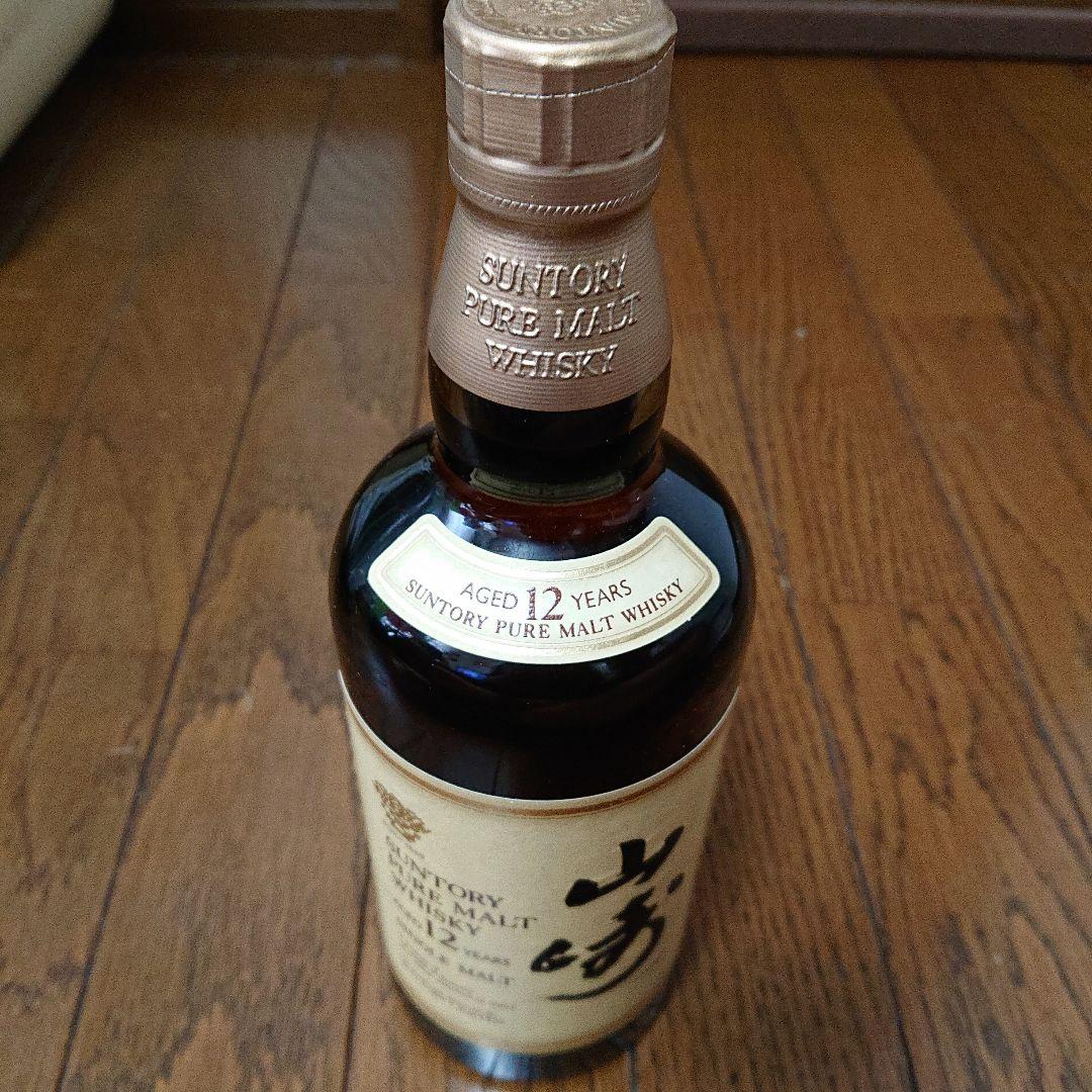 サントリー　ピュアモルト　山崎12年　華ラベル　響マーク　750ml　ウイスキー