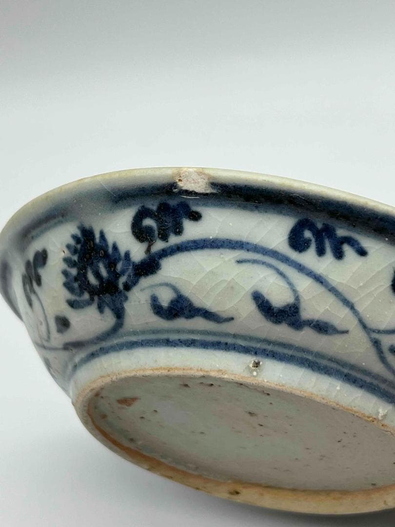 RITAO CHAN公式アカウント10　明時古染付皿唐物時代物(F-82)