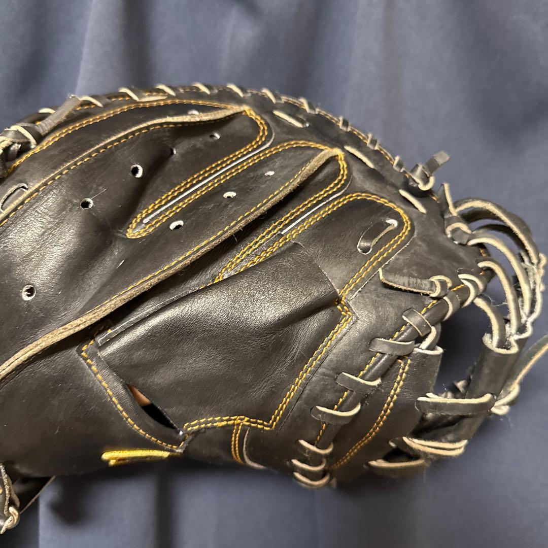 ZETT プロステータス硬式キャッチャーミット　黒