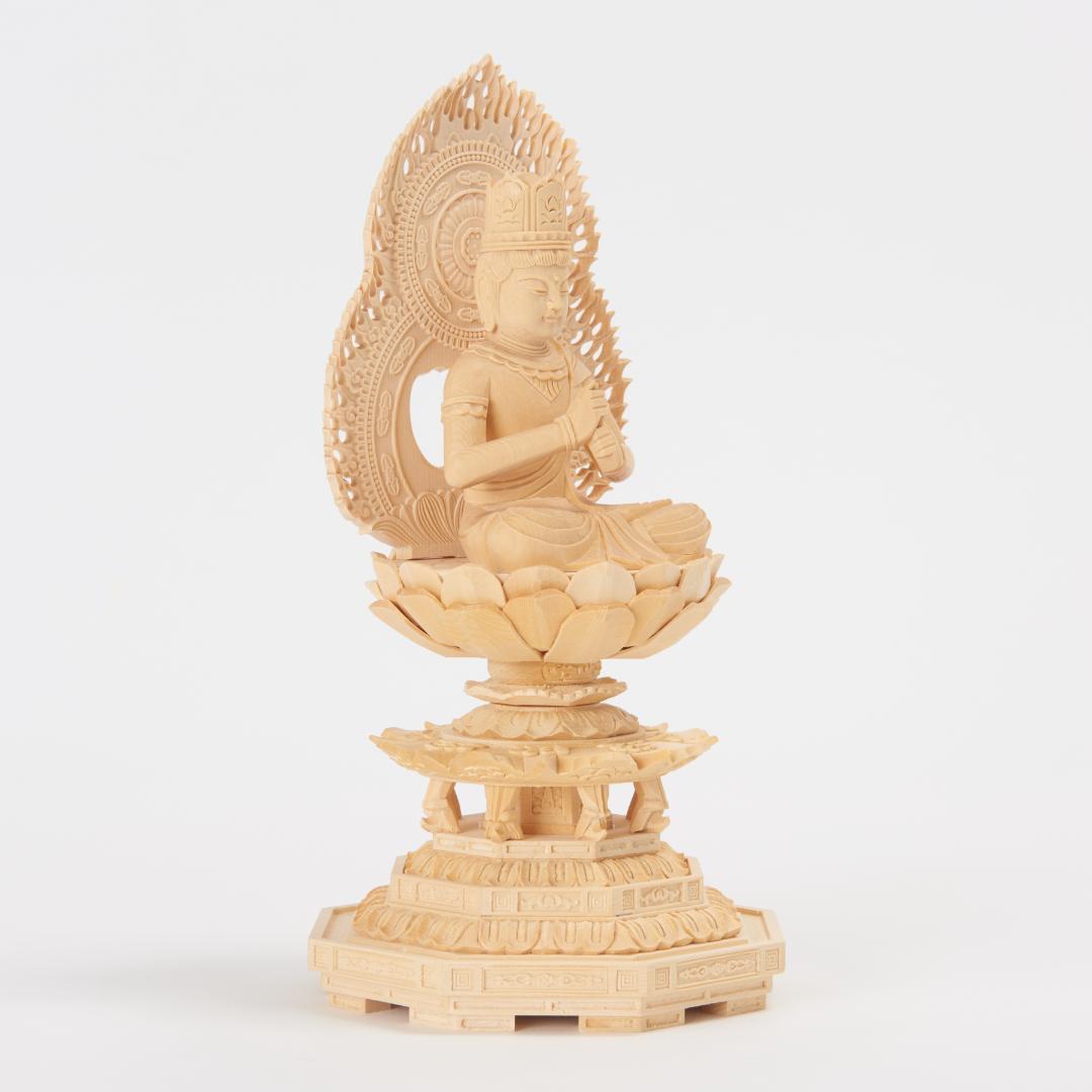 桧　２.５寸　大日如来 仏像 #051