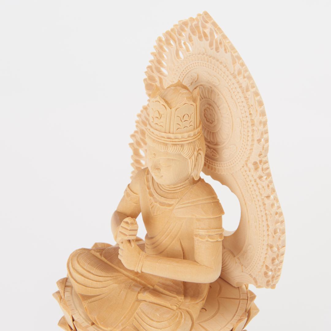 桧　２.５寸　大日如来 仏像 #051