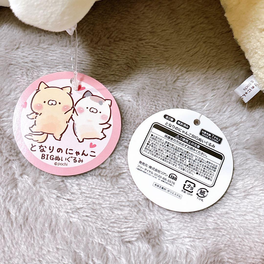 となりのにゃんこ BIGぬいぐるみ 2点セット