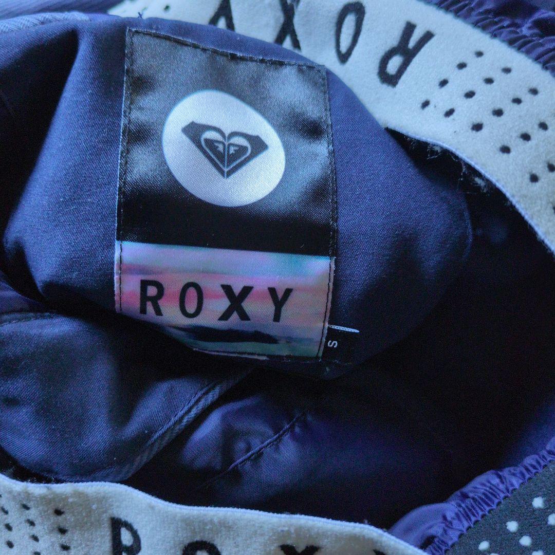ROXY　スノボウェア　上下セット　デニム風　重ね着風　総柄 幾何学