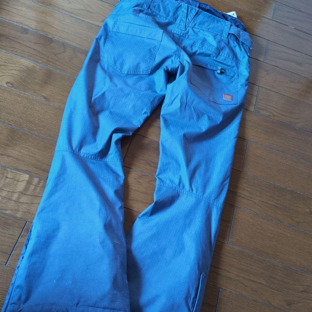 ROXY　スノボウェア　上下セット　デニム風　重ね着風　総柄 幾何学