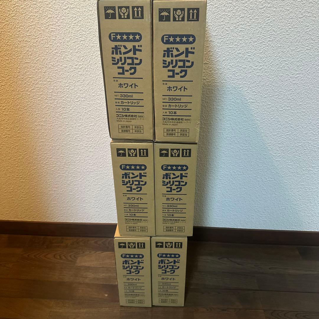 ボンド シリコンコーク ホワイト 330ml 30本