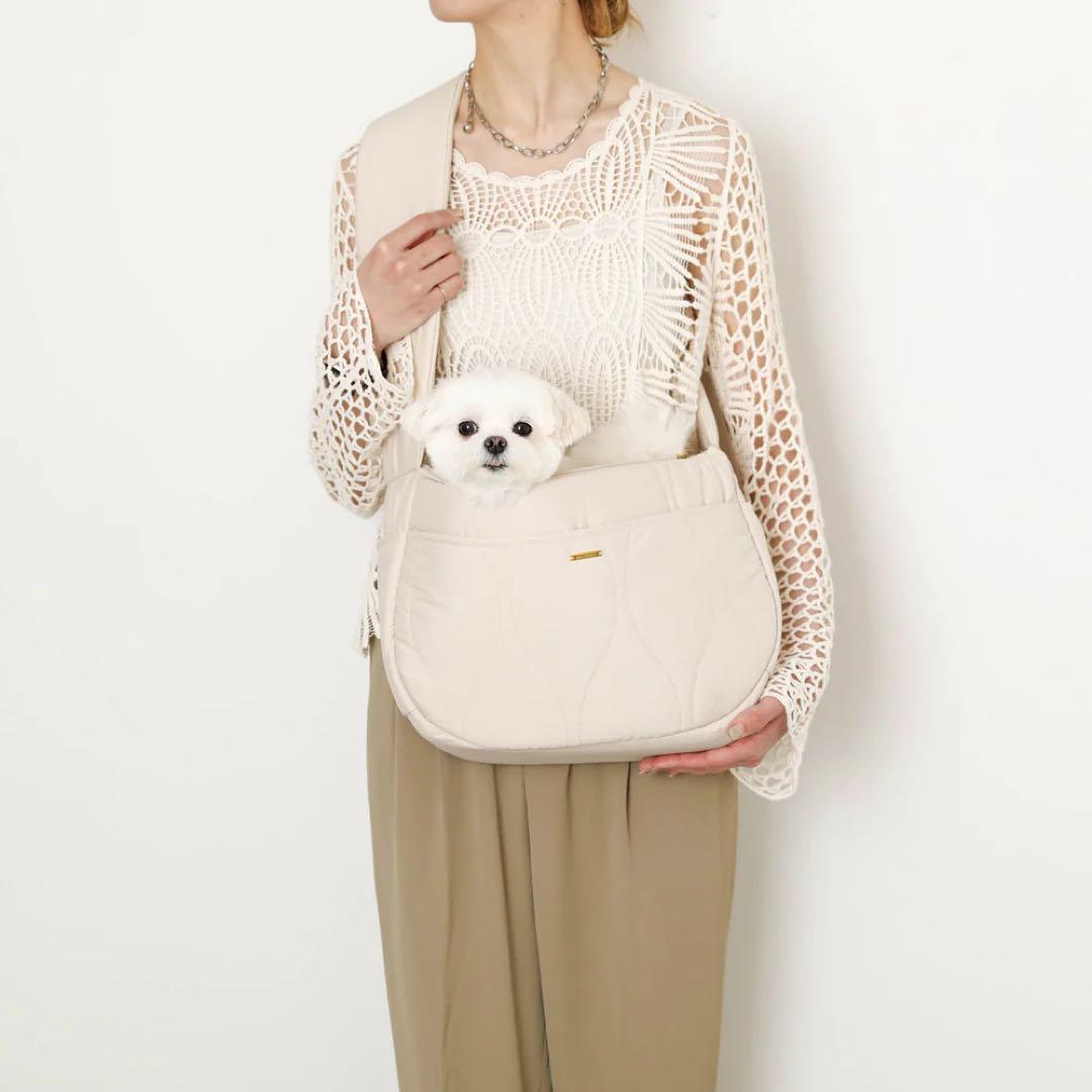 モンシェリ moncheri キルティングスリング メッシュカバー付