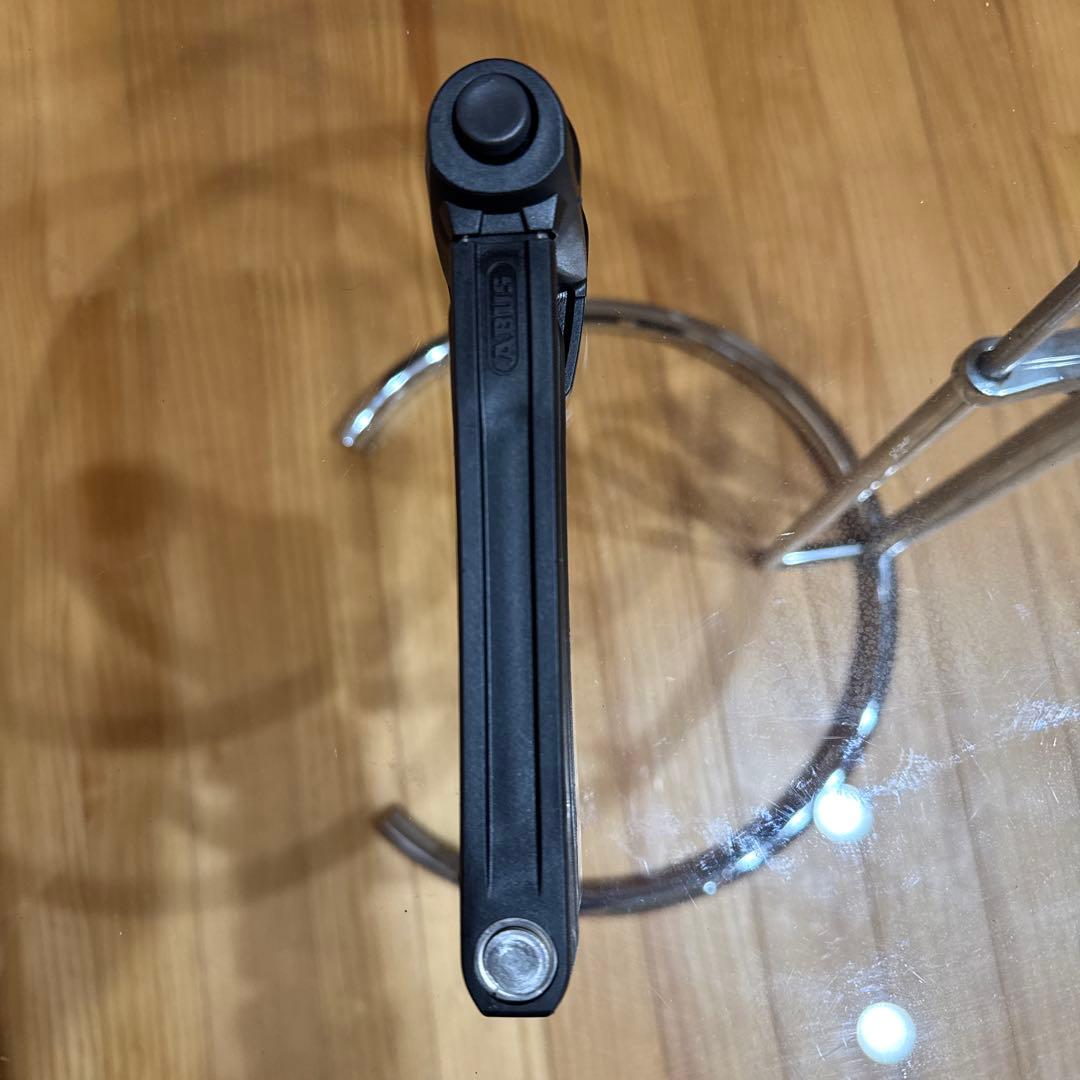 ABUS BORDO LITE 6050 アバス 自転車ロック 折りたたみ式　黒