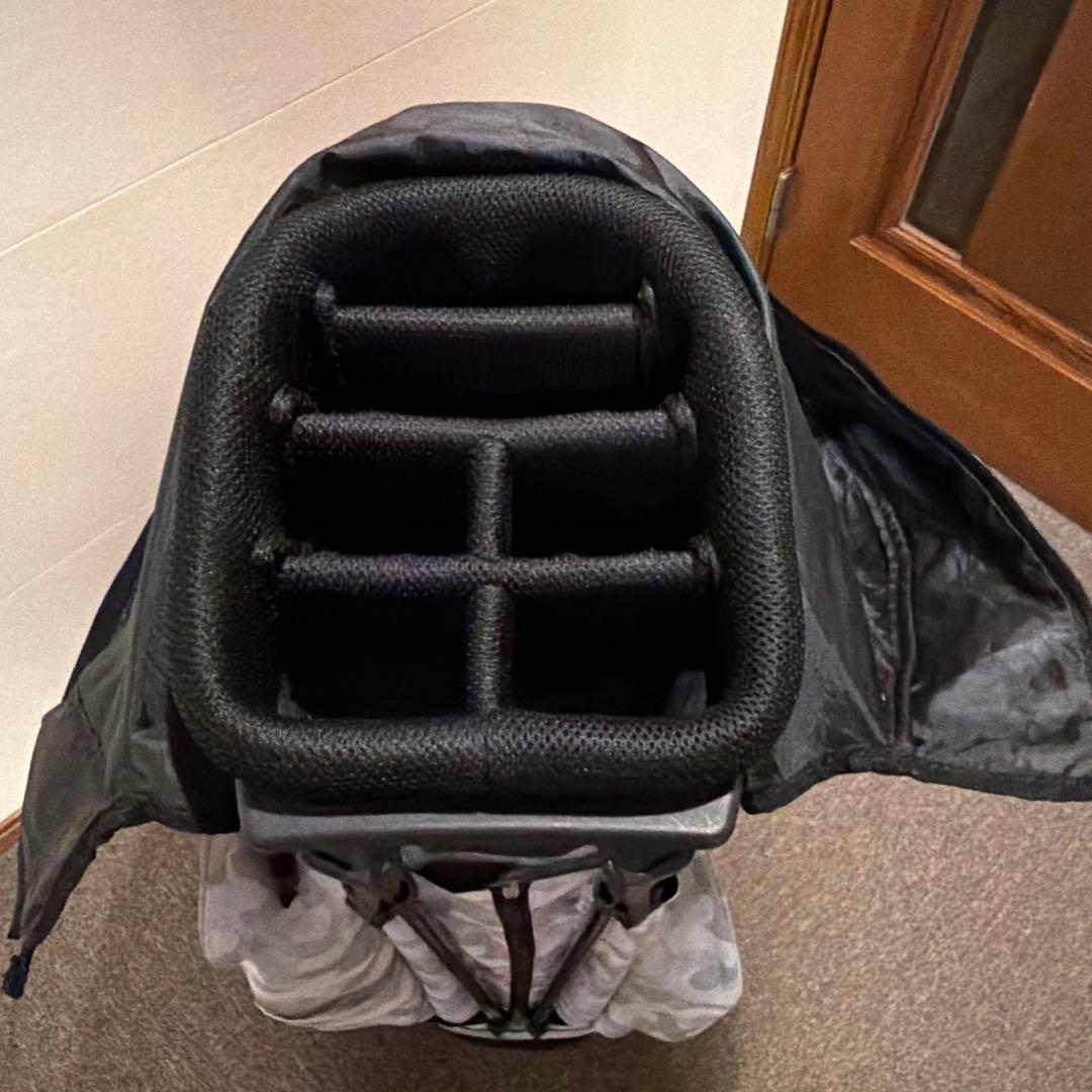 グレー迷彩キャディバッグ スタンド付き