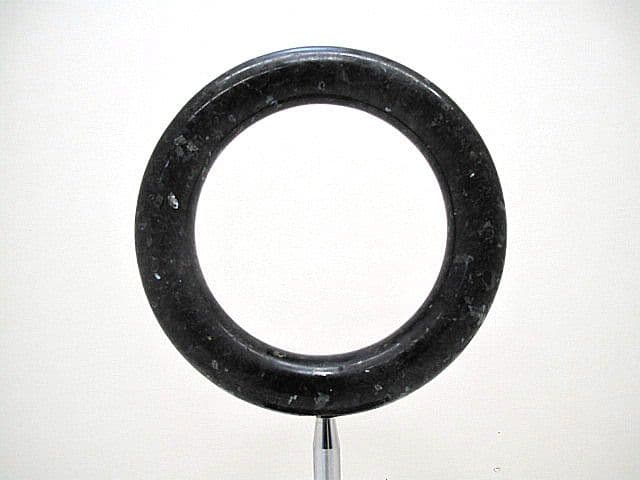 天然大理石×ステンレススチール モニュメント 　 モダンアート　オブジェ