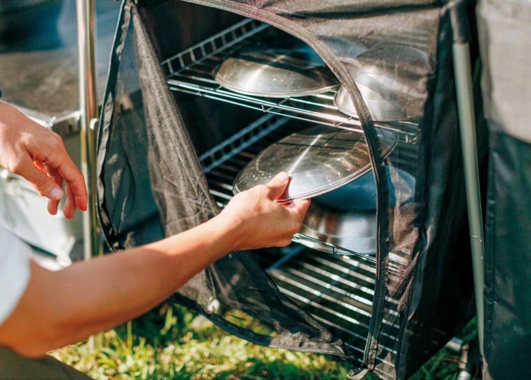 美品・ Peak スノーピーク メッシュラックスタンド