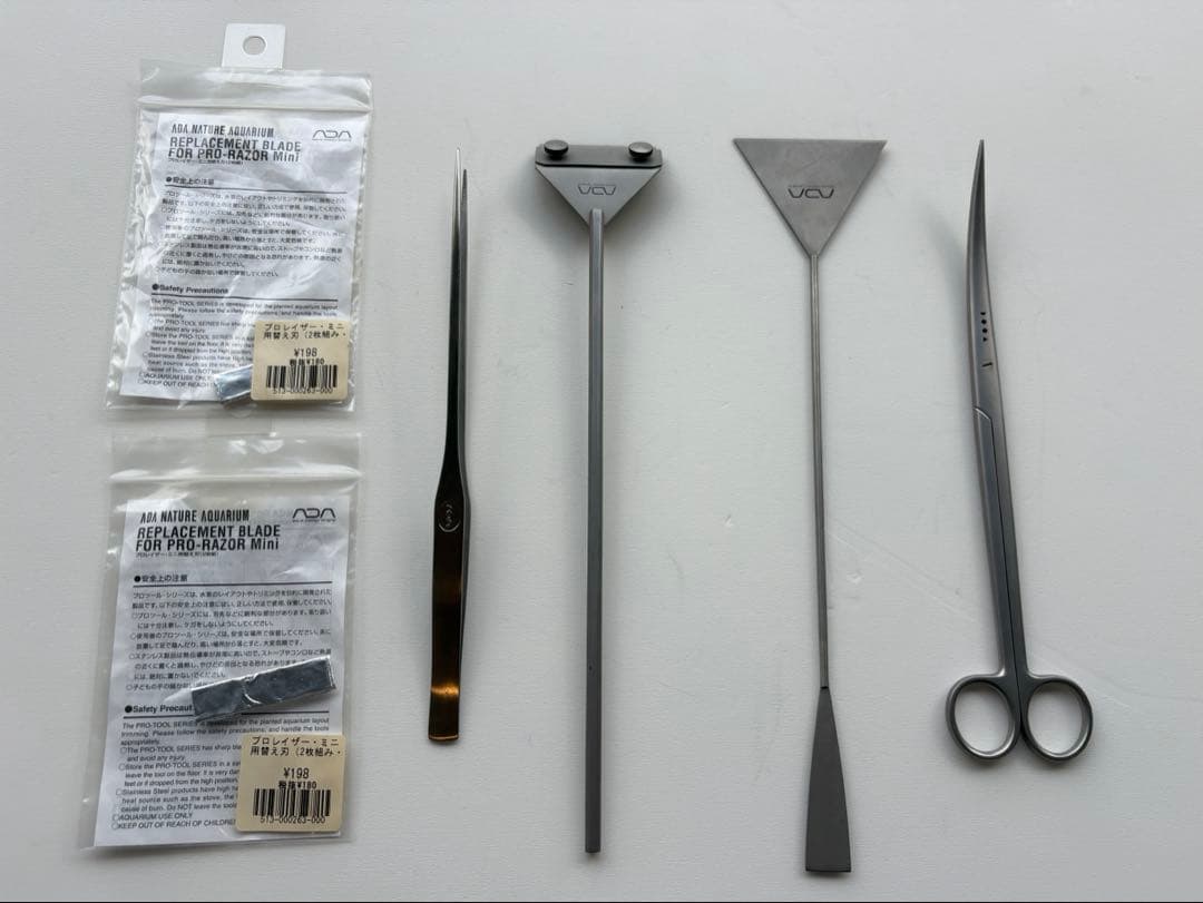 ADA ピンセット レイザー サンドフラッター, DOOA シザー　まとめて