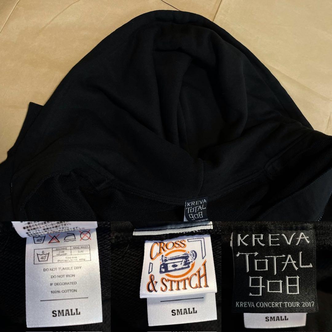 KREVAパーカー スウェット ツアー2017 TOTAL908 黒 グッズ