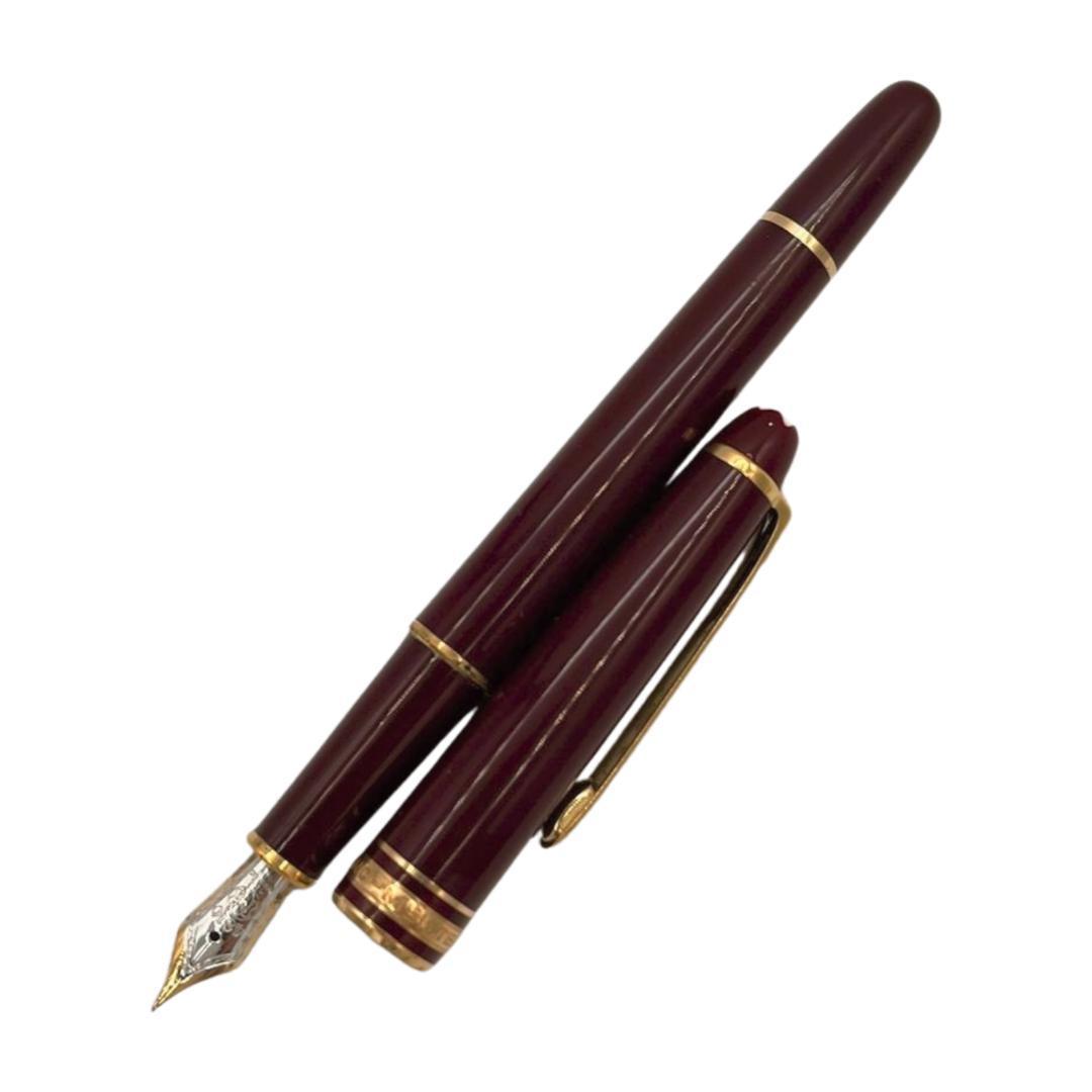 モンブラン レジン マイスターシュテュック 万年筆 ペン先14K ボルドー ペン