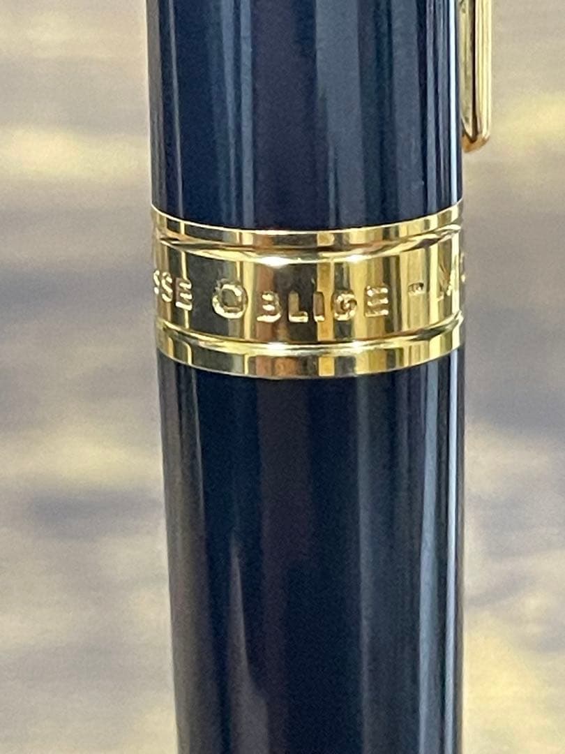 新品未使用　シール付 字幅F モンブラン　ノブレス　オブリージュ　万年筆　備品付