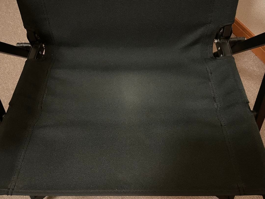 【ラーテルワークス】ストレージコンパクトリクライニングチェアハイバッグ　ブラック