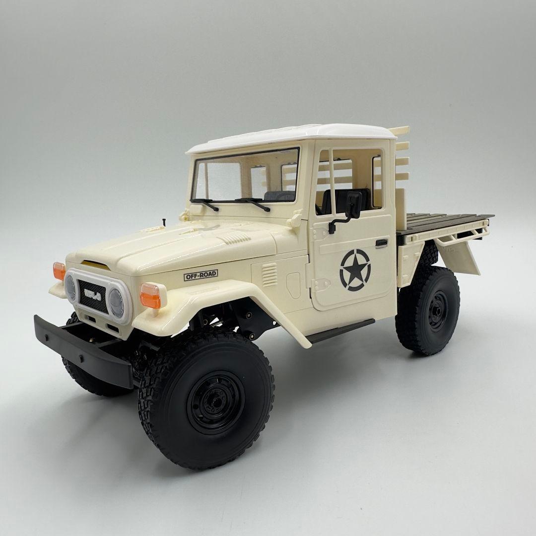 ラス１【新品】WPL C44 RTR 木製フラットベッド仕様 RCカー 1/12