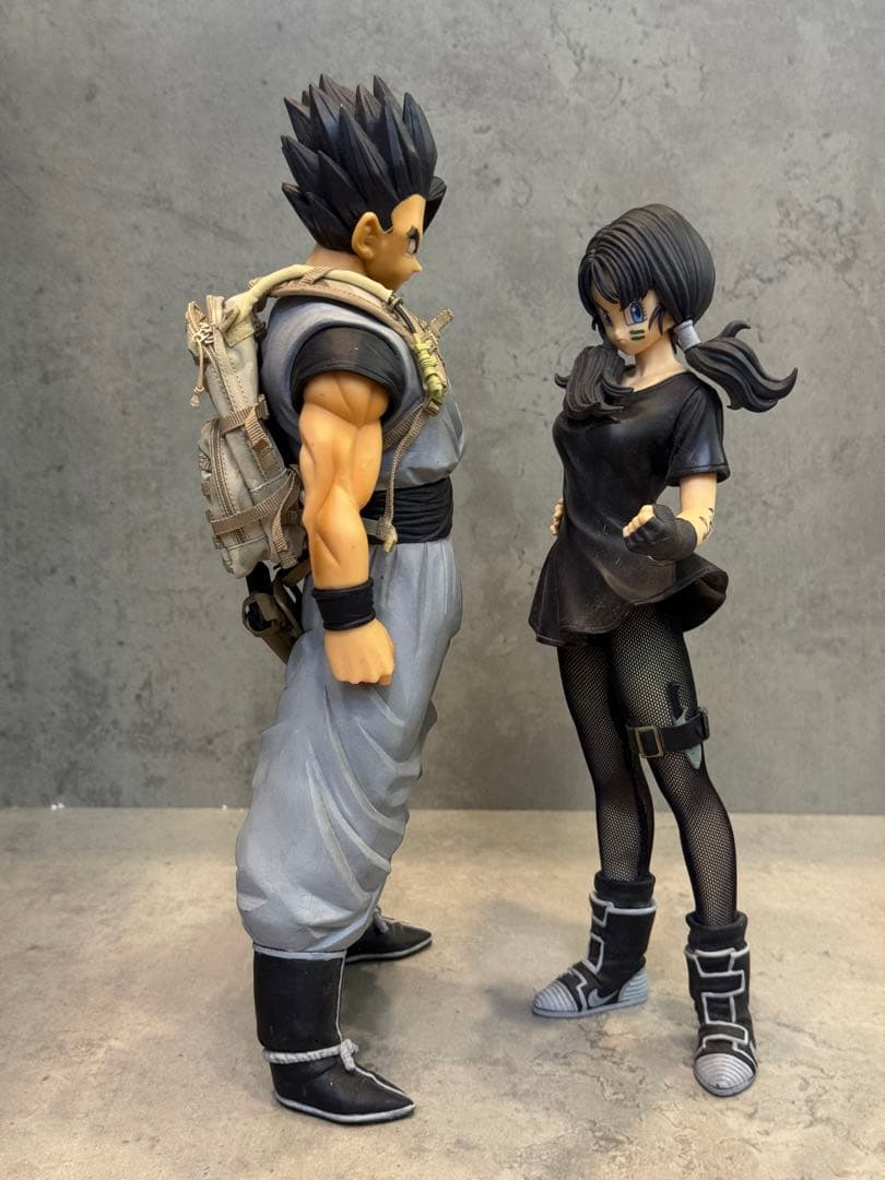 ドラゴンボール悟飯とビーデルフィギュア2体セット