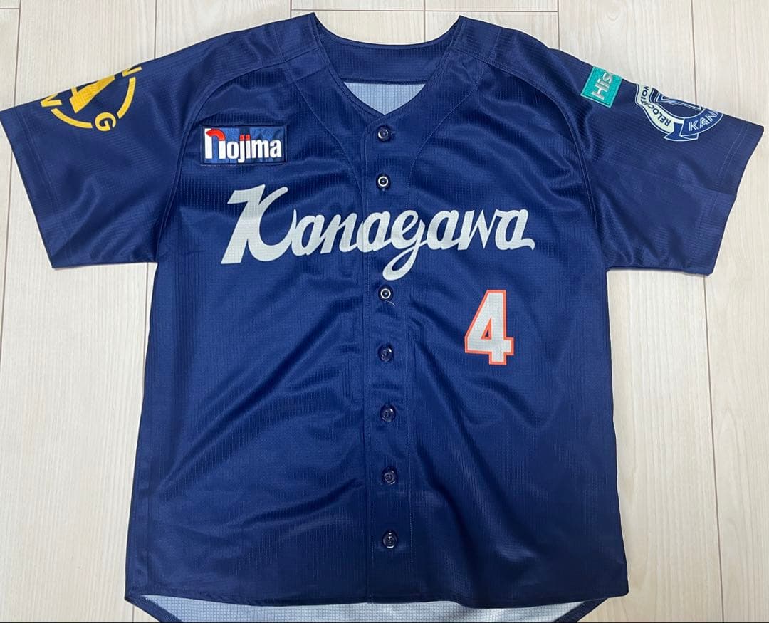 新品　ワッペン付 Kanagawaユニフォーム　度会　Sサイズ ベイスターズ