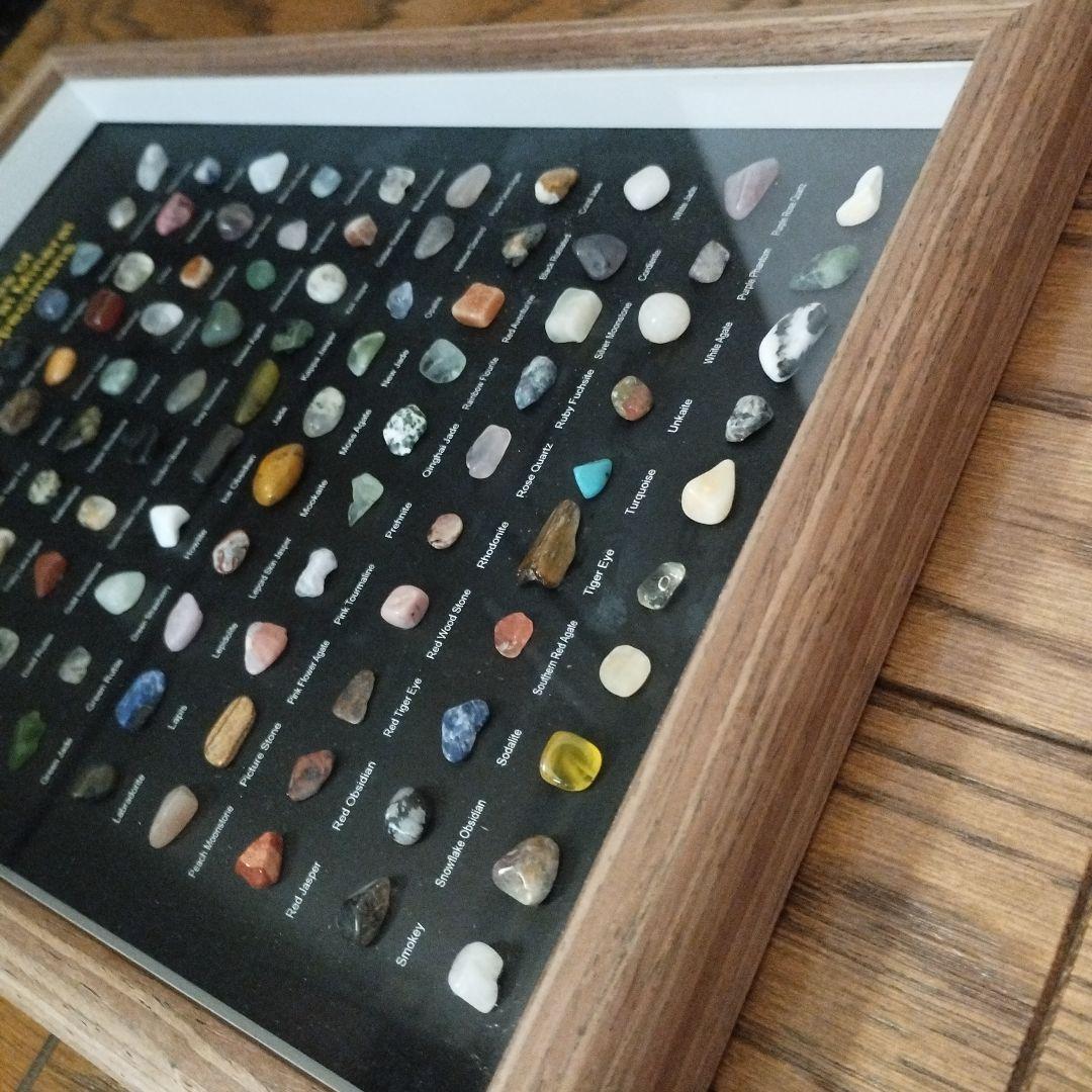 100種　鉱物　鉱石標本　スタンド