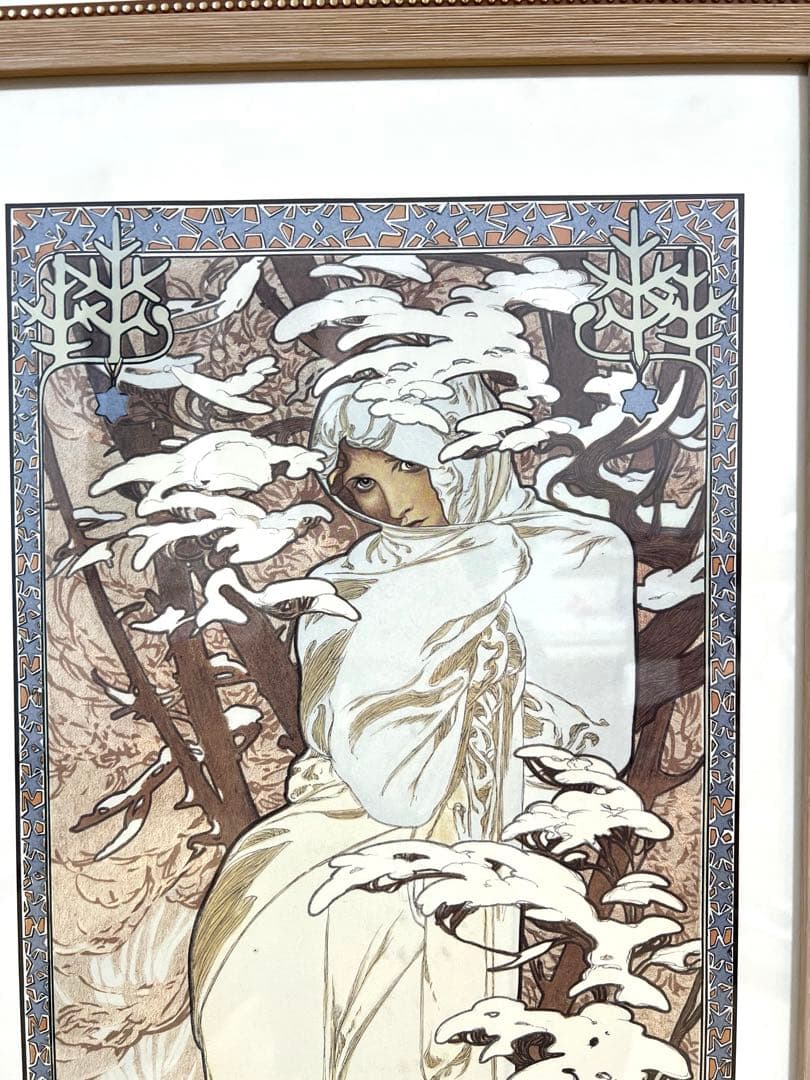 ミュシャ 四季 冬 Circle Fine Art Corporation