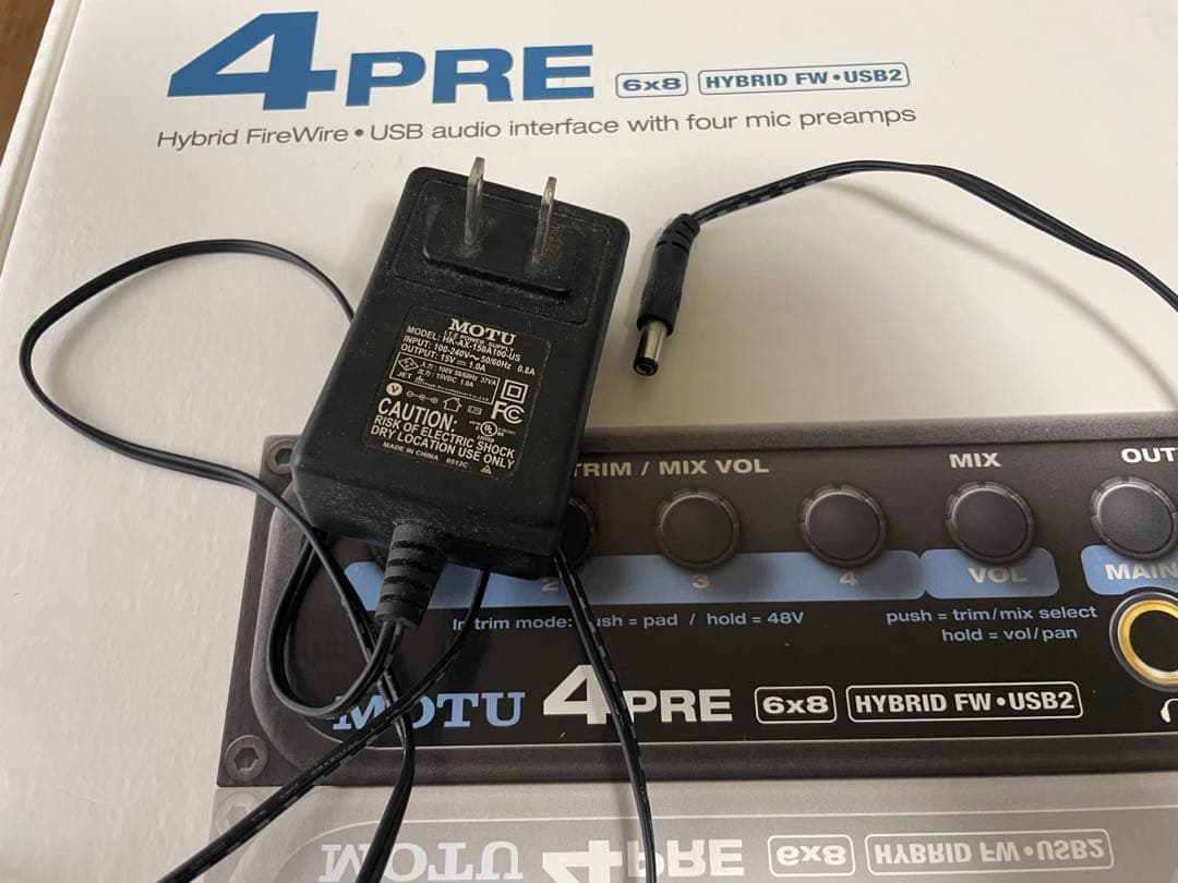 MOTU 4PRE 6イン8アウト オーディオインターフェイス