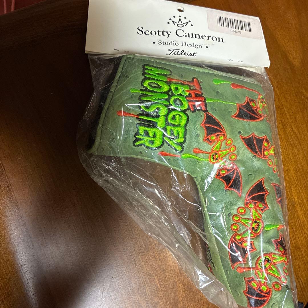 スコッティキャメロン　ハロウィンパターカバー　オーストリッチ　本物