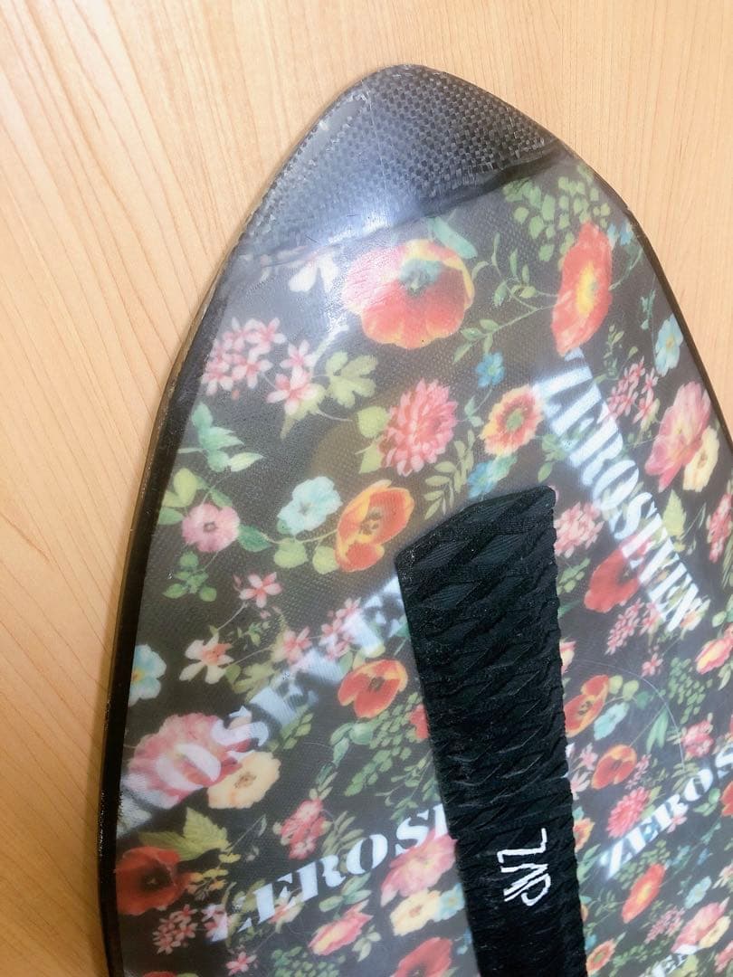 スキムボード デッキパット付き 花柄 ゼブラ　❁*゜