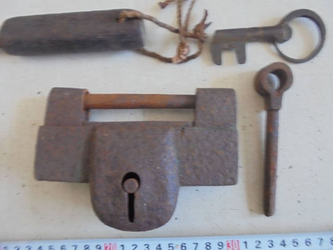 AKa6978　日本四大錠の一つ　因幡錠　鍵付②