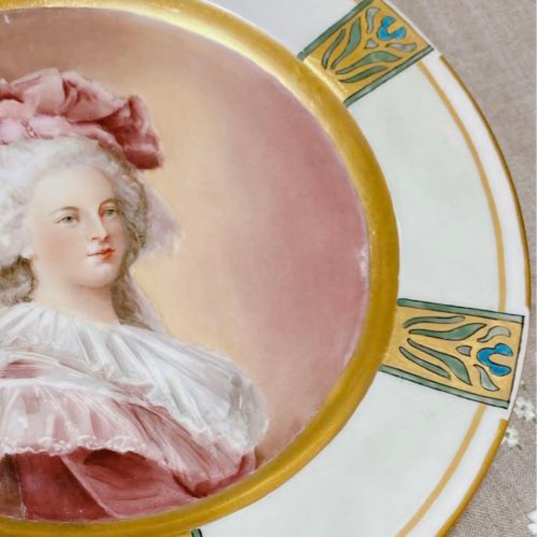 リモージュ　プレート　フランスアンティーク　　金彩　セーブル陶器