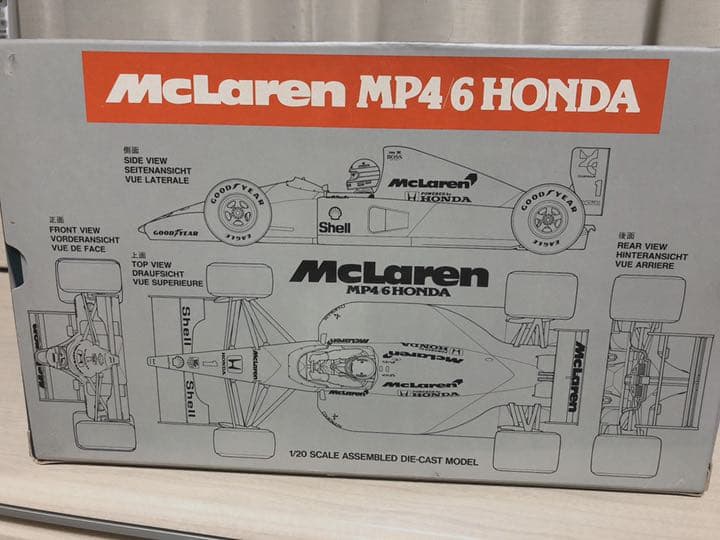 タミヤマクラーレンホンダMP4/6アイルトンセナ