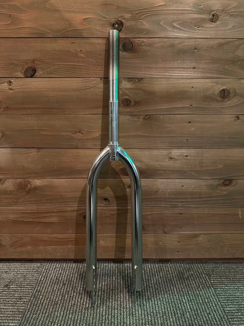 26インチ　フロントフォーク　スチールメッキ