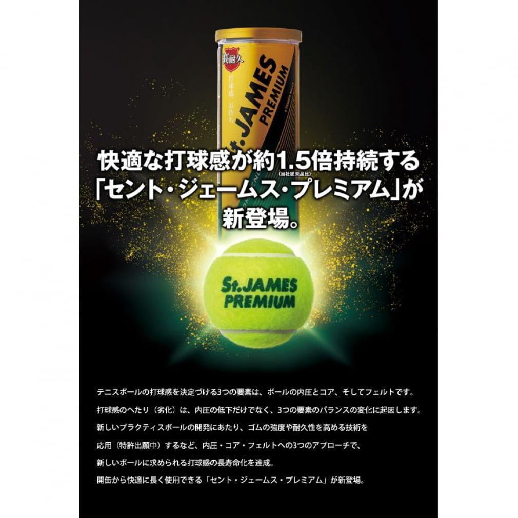 St.JAMES PREMIUM テニスボール 60球 15缶