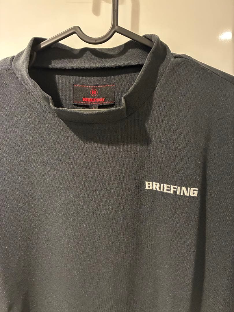 メンズウェア BRIEFING MEN'S DRY PILE HIGHNECK BLACK L