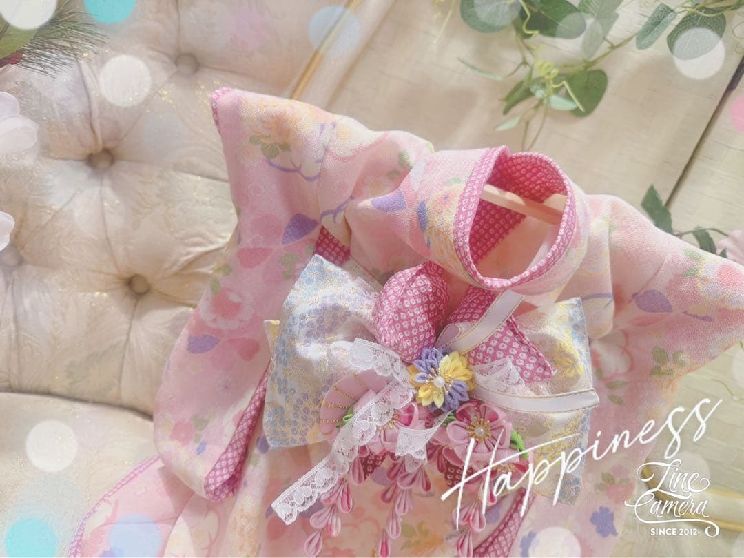 B402.pon2pan2☆オーダー☆犬お引き摺りお着物