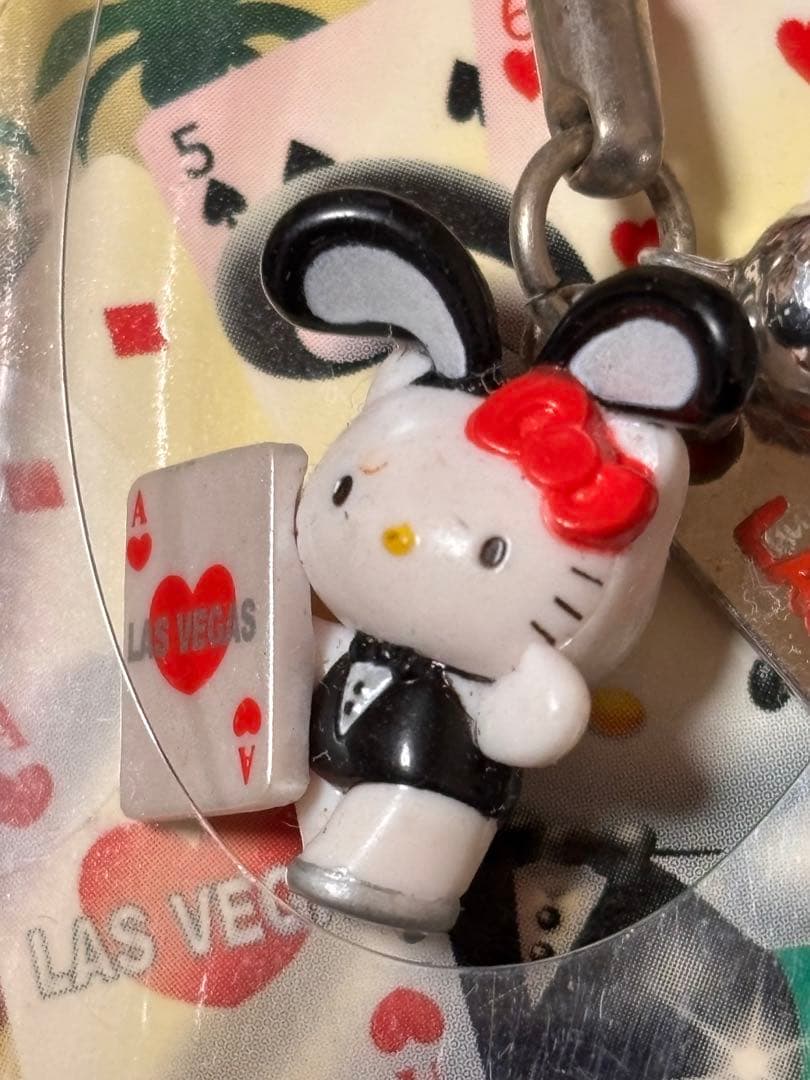 レア❣️未使用未開封❗️Hello Kitty ラスベガス バニーストラップ2007