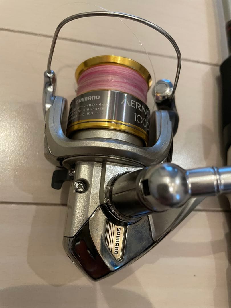 メジャークラフトAIROCK AR-732MシマノAERNOS XT 1000S