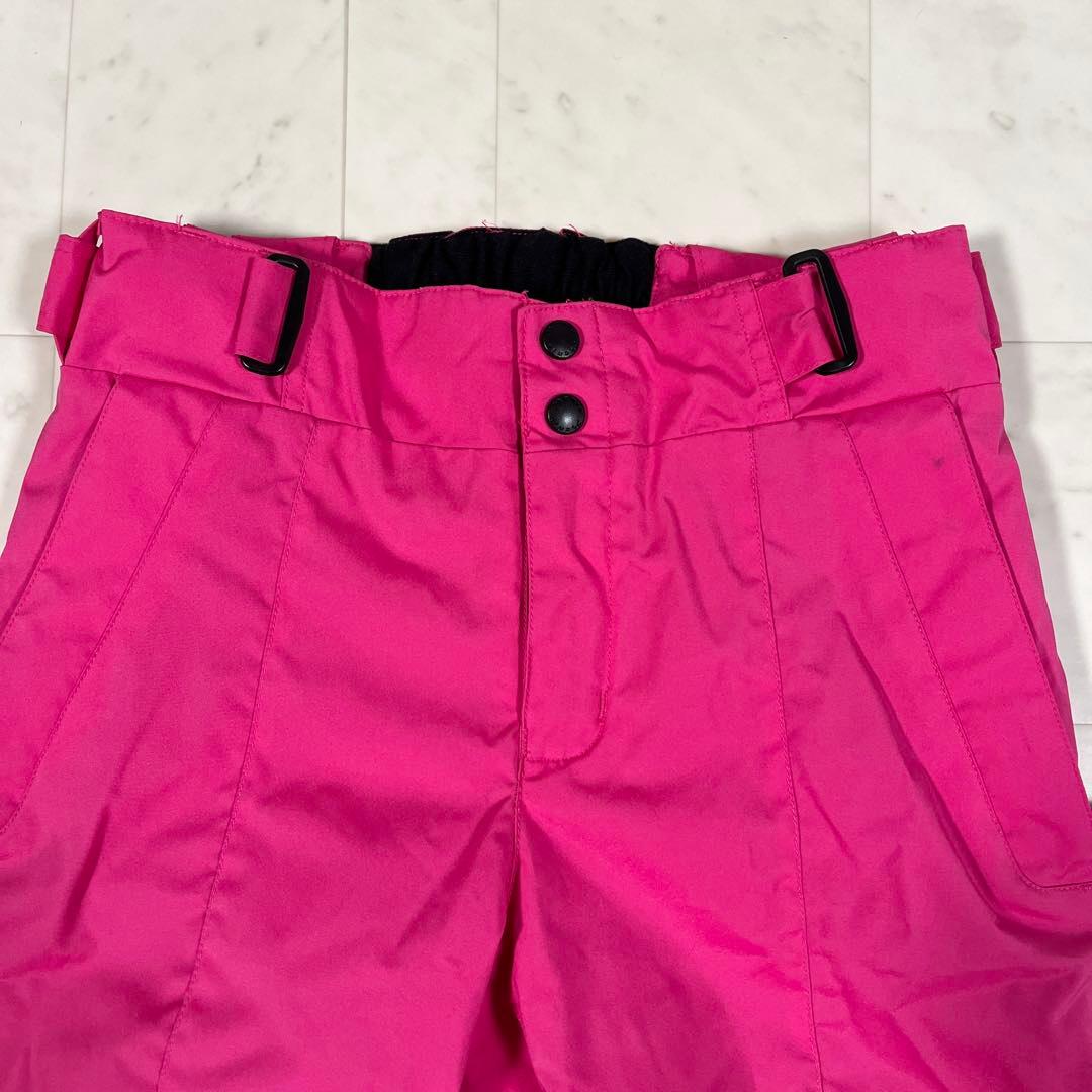 フェニックス スキーウエア レディース M ピンク 黒 雪模様 ウエア上下