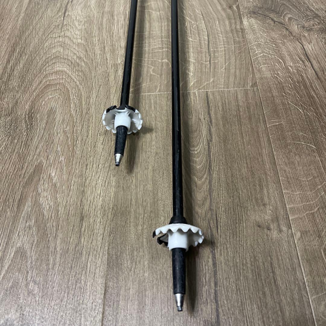 LEKI スキーストック 115cmカーボン製&トリガーストラップ