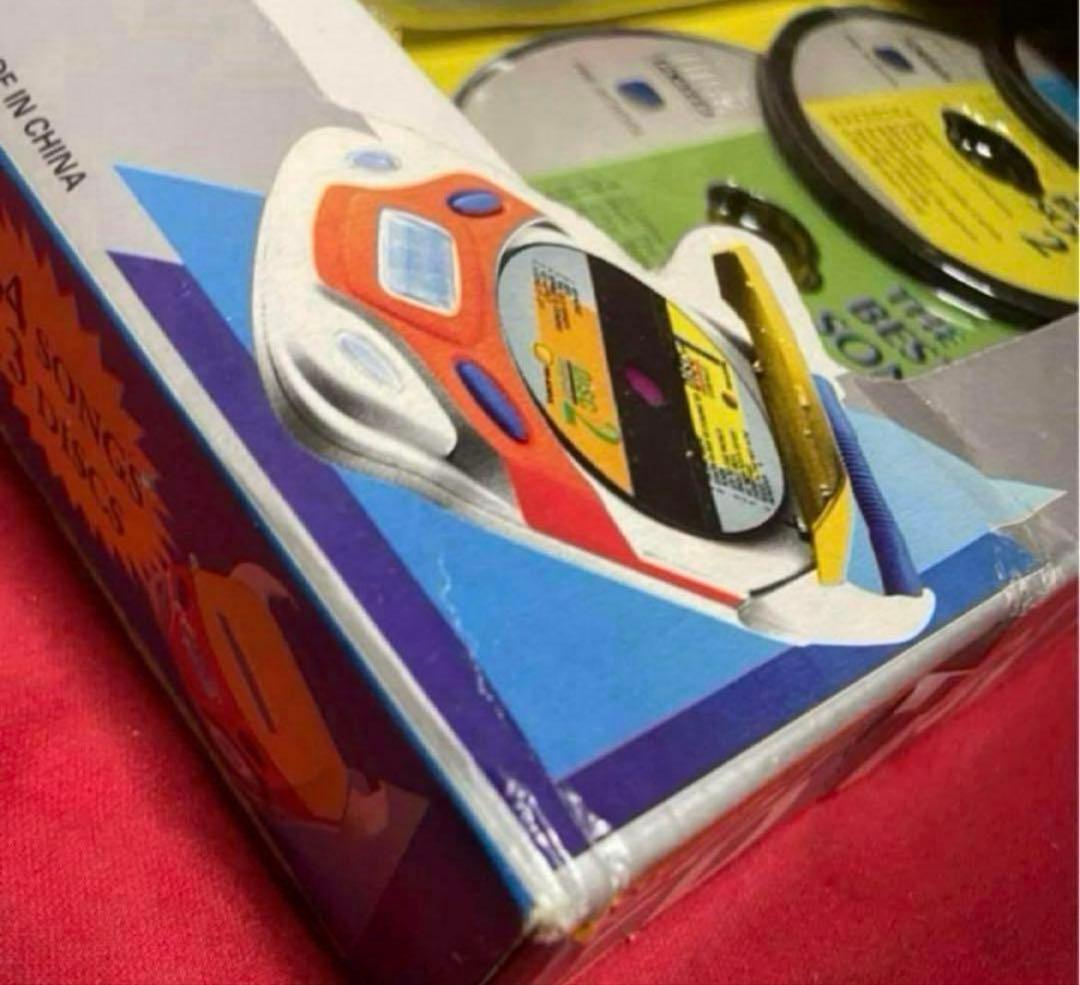 80s【未使用】昭和レトロクラシックTOYポータブルミニCDプレーヤー昭和レトロ