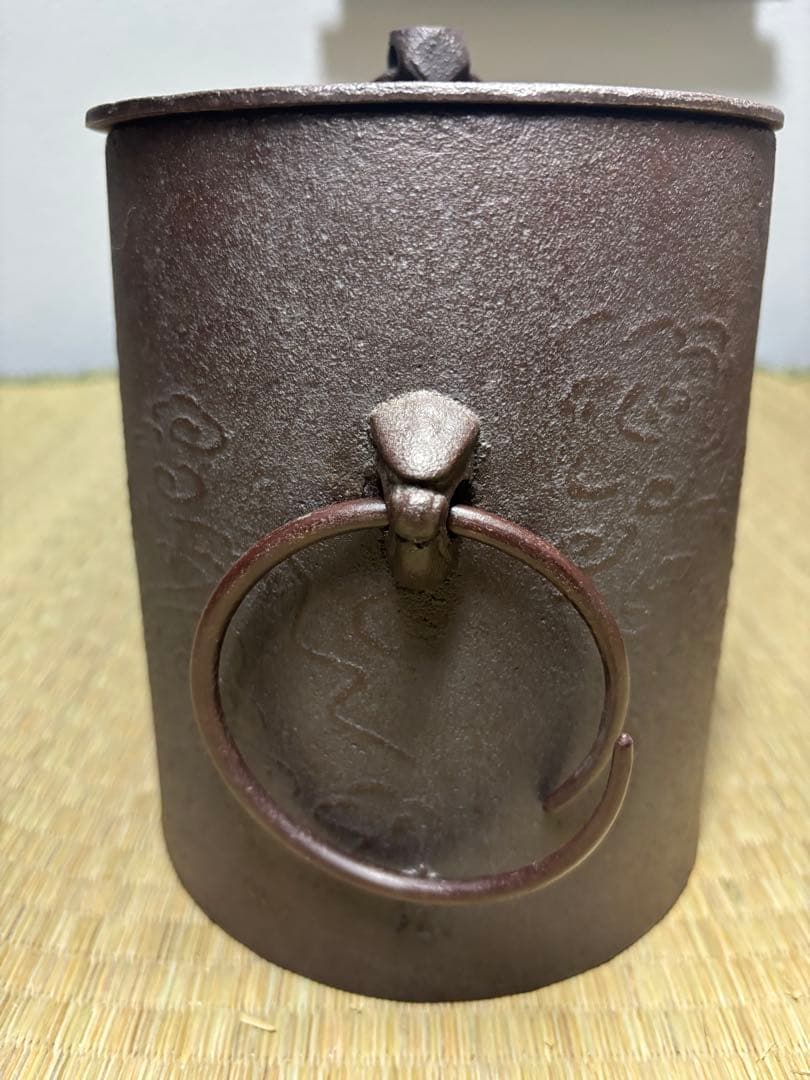 未使用 風炉釜 茶釜 菊池政光 友箱 竜雲釜