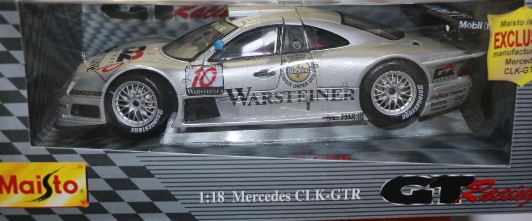 Maisto製 メルセデスベンツCLK-GTR DTＳ仕様１／１８　中古品