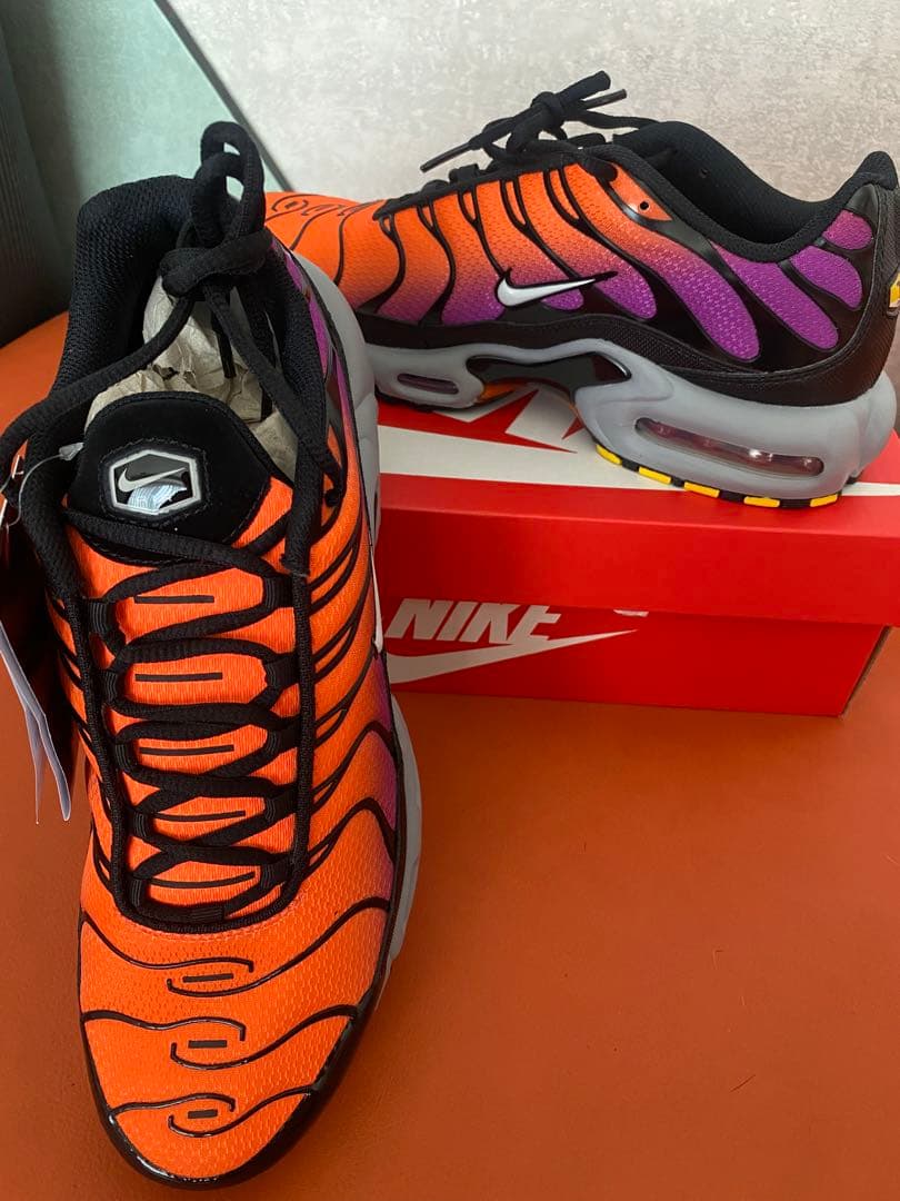 Nike Air Max Plus オレンジ/ブラック/パープル