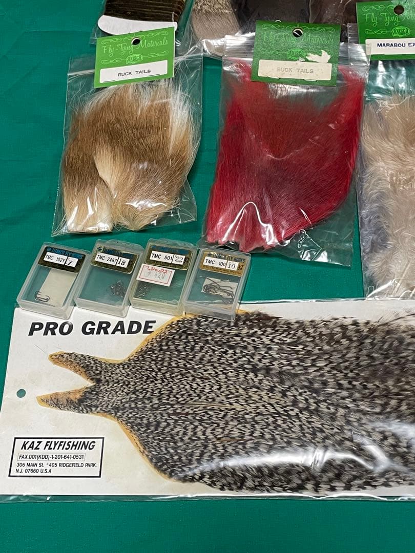 特価！フライフィッシング　フライタイイング　マテリアル Hセット 30種類以上！