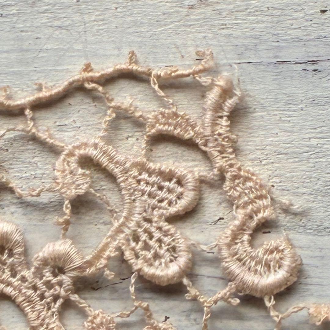 フランス　アンティークレース　アイリッシュ・クロッシェ　ギピュールレース手芸雑貨