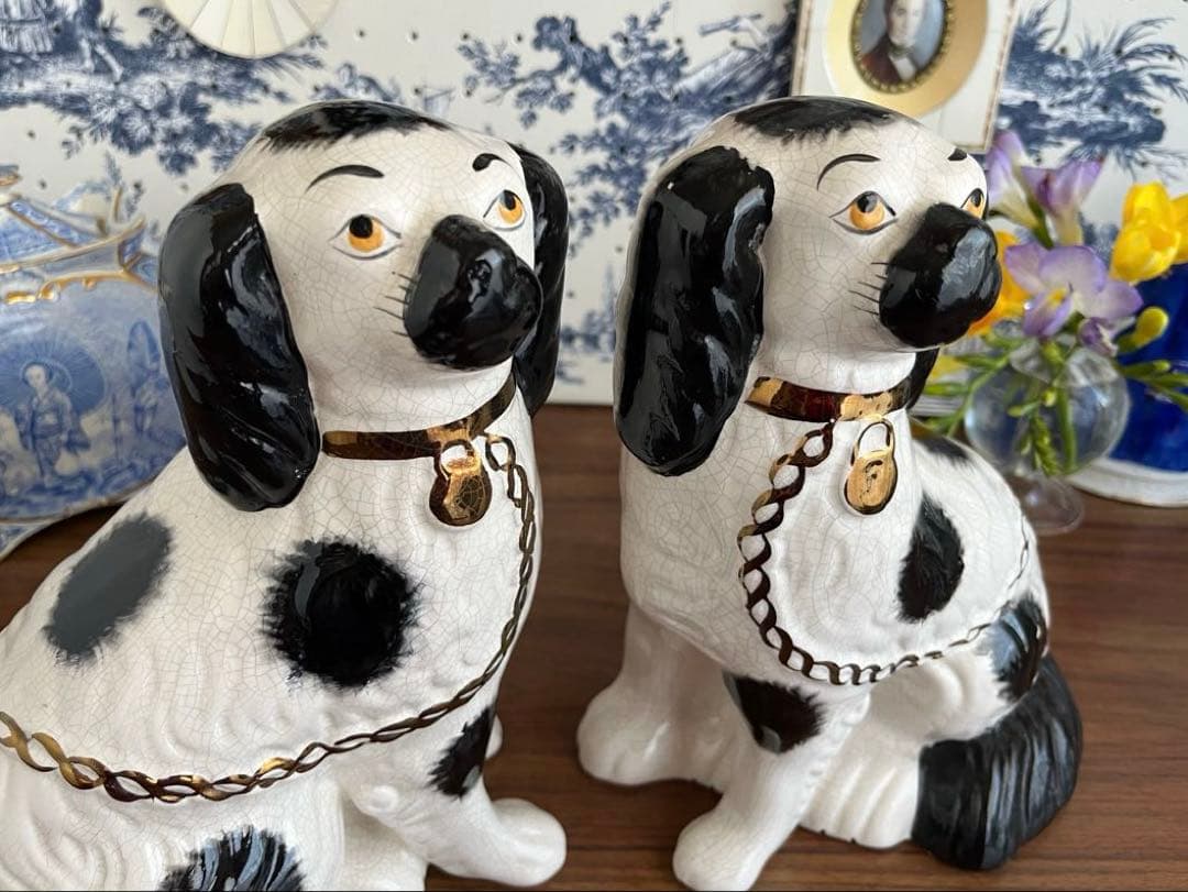 スタッフォードシャードッグ 22.5cm ♤ 英国ヴィンテージ