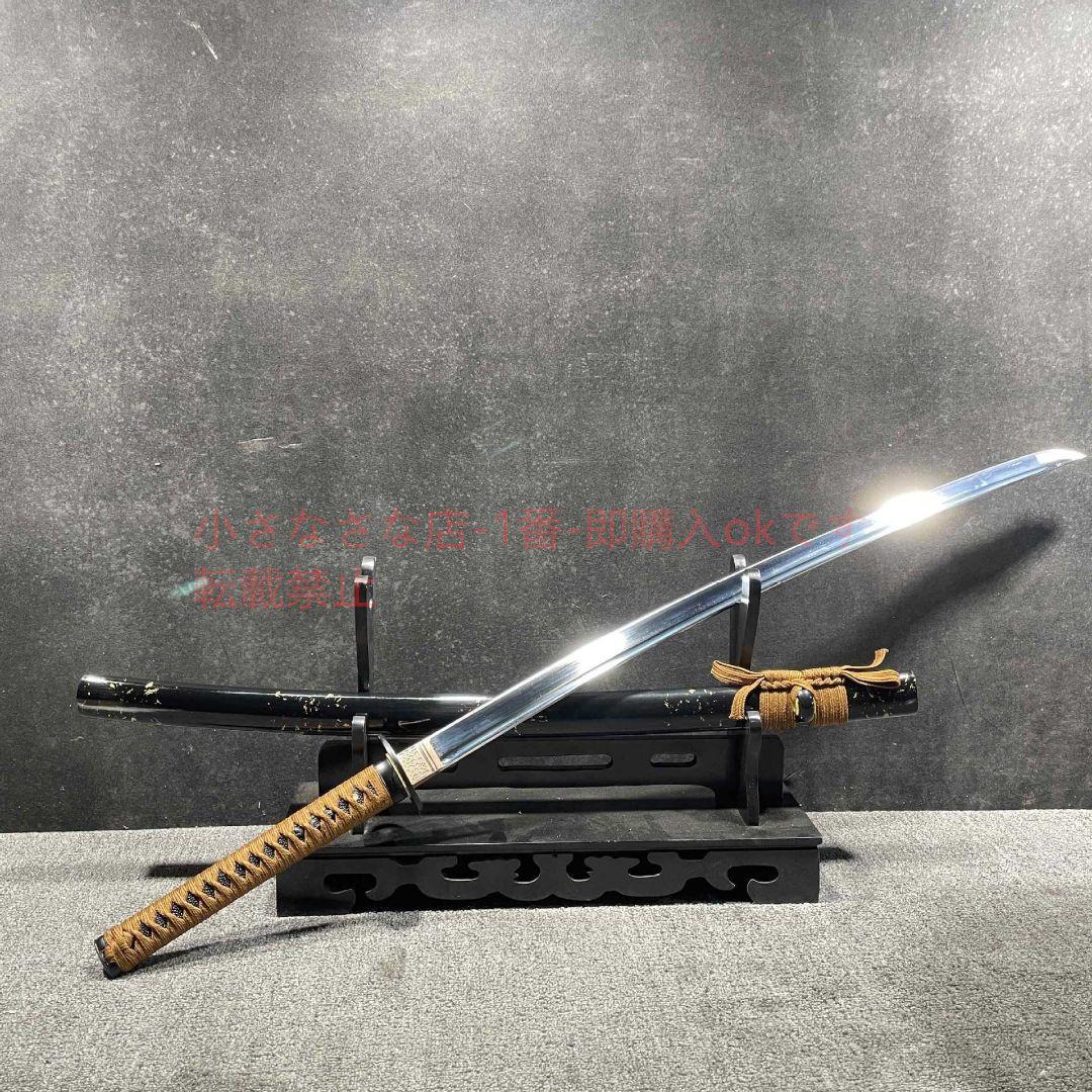 侍刀-耀金墨染 古兵器 武具 刀装具 日本刀 模造刀 居合刀