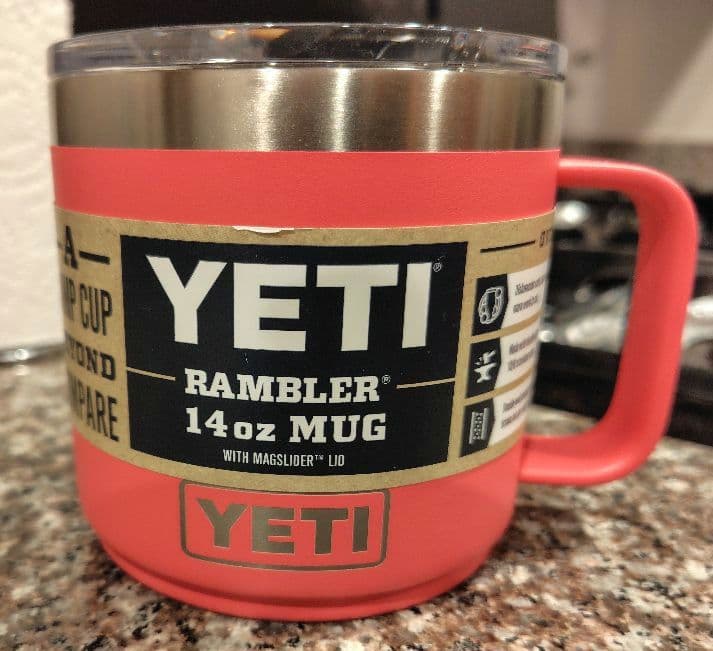 YETI Rambler 14 oz 　Tropical Pink　マグカップ